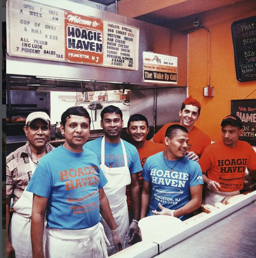 The Hoagie Haven crew behind the counter